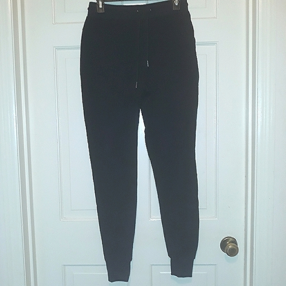 Black sweatpants joggers size Small